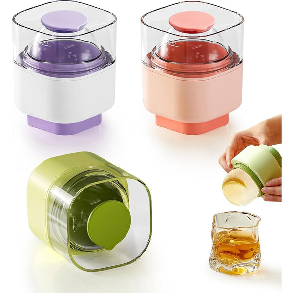 CrystalChill Ice Sphere Mold – Perfect Spheres for Pure Flavor